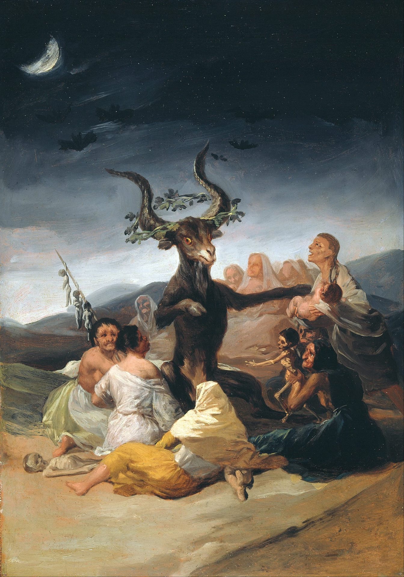 Francisco de Goya Lucientes - Witches Sabbath - Canvas