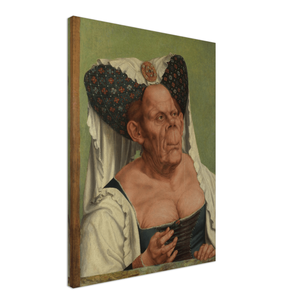 A Grotesque Old Woman by Quentin Matsys - Canvas