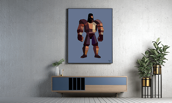 Hercules 2 by Maciasu X - Premium Matte Paper Poster